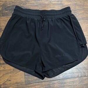Women's Black Athletic Shorts